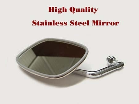 Outer Left Side Mirror, Stainless  for VW Thing