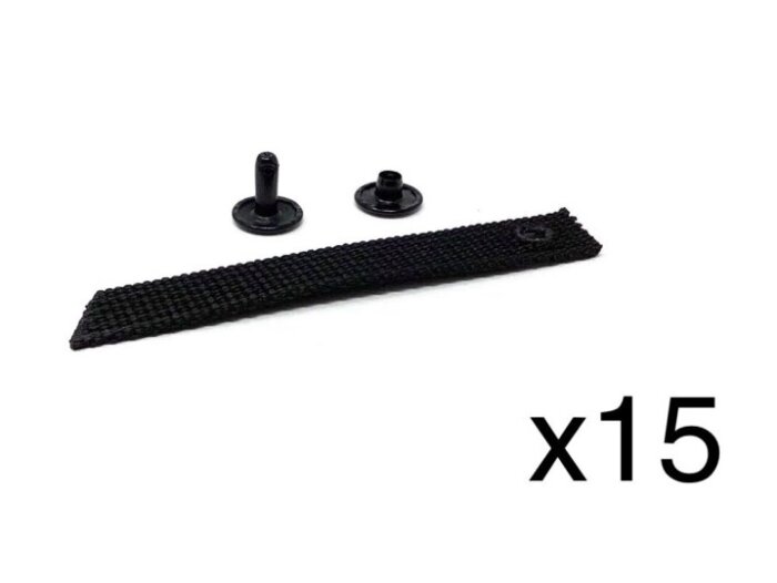 Strap For Top Body Loop With Rivets - Set Of 15