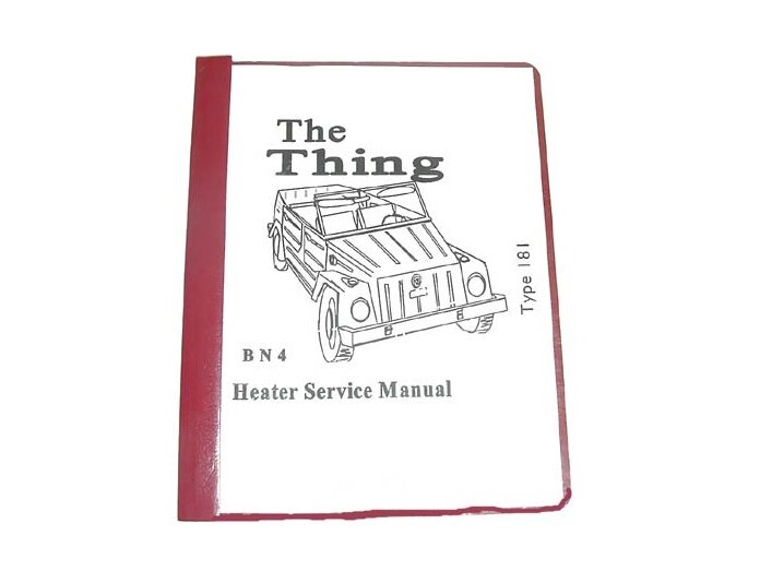 Heater Serv Manual, Ph/Cp  for VW Thing