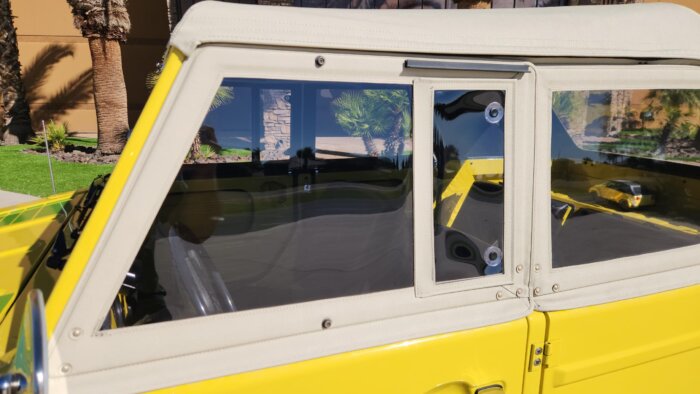 Plastic Side Curtains for VW Thing car.