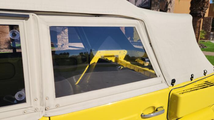 Plastic Side Curtains for VW Thing car.