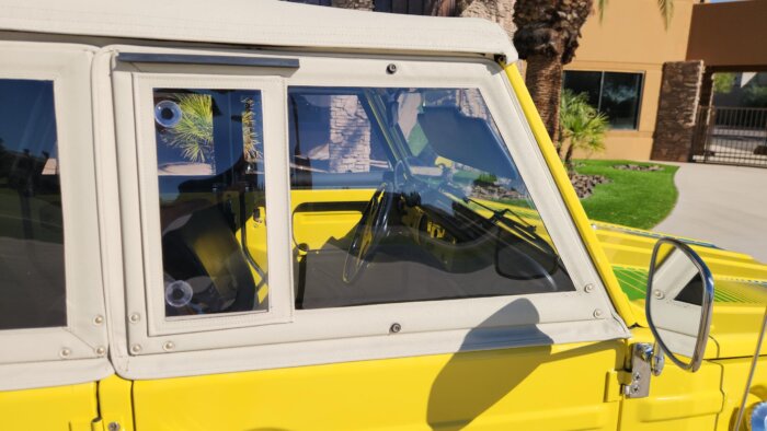 Plastic Side Curtains for VW Thing car.