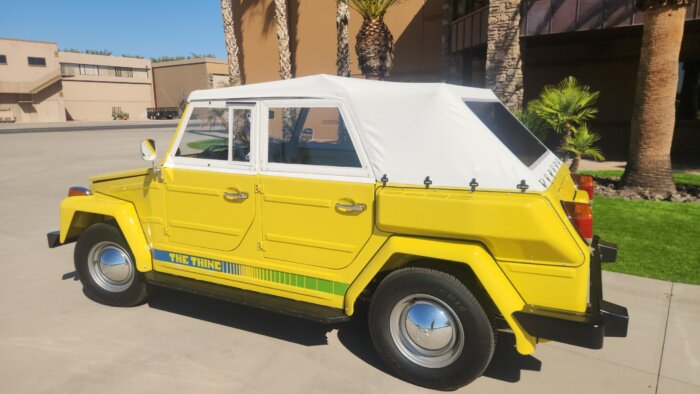 Plastic Side Curtains for VW Thing car.