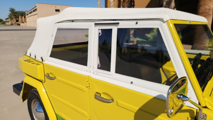 Plastic Side Curtains for VW Thing car.