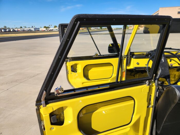 Glass Side Curtain for VW Thing, Type 181 car.