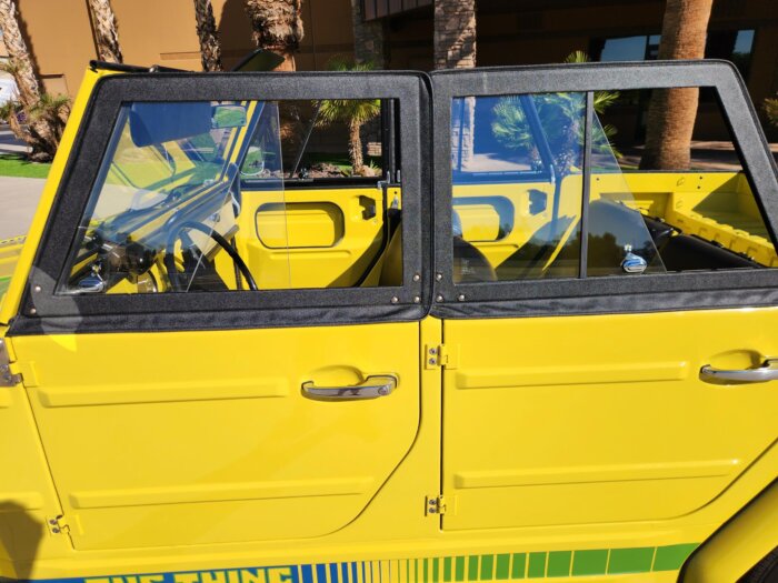 VW Thing Sliding Glass Side Curtains, Front and Rear.