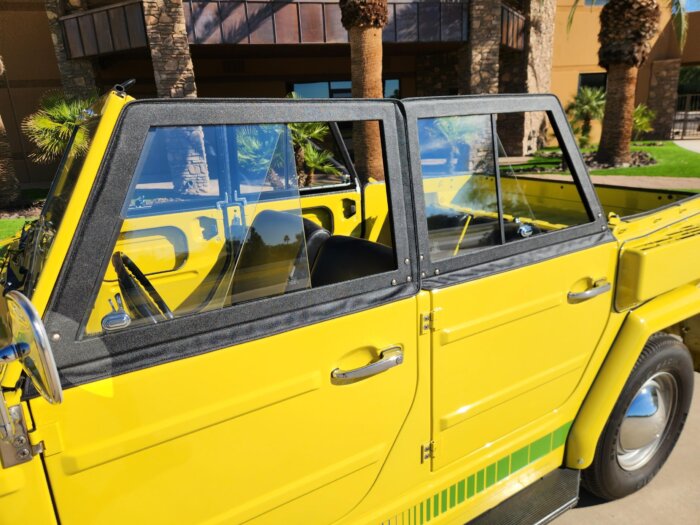 VW Thing Sliding Glass Side Curtains.