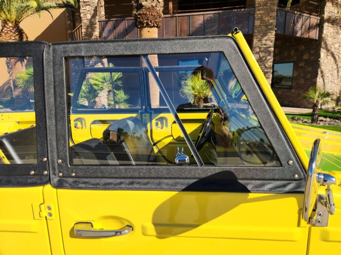 VW Thing Side Curtains with Sliding Glass Windows.