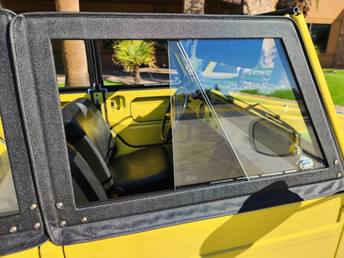 VW Thing Side Curtains with Sliding Glass.