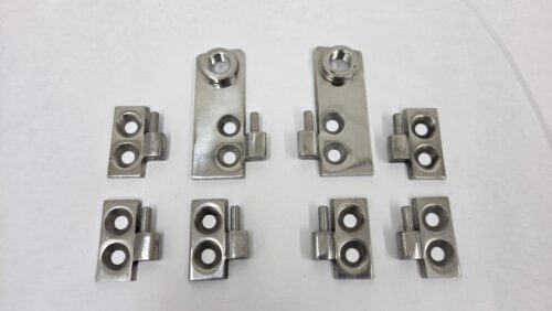 Mirror Mount & Door Hinge Set Stainless  for VW Thing