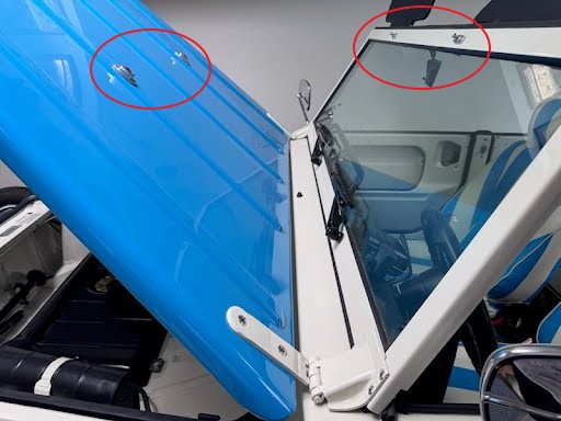 Fastener, Windshield To Hood, Set Thing Windshield Fasteners