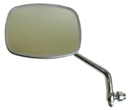 Outer Left Long Arm Side Mirror, Stainless  for VW Thing