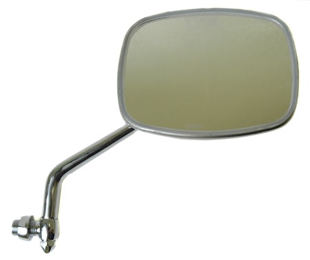 Outer Right Long Arm Side Mirror, Stainless  for VW Thing