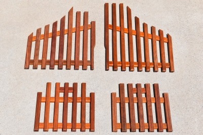Wooden Duckboard Set, Front & Rear  for VW Thing