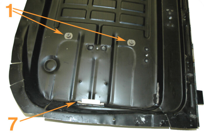Floor Pan Complete Set With Hardware Installed  for VW Thing