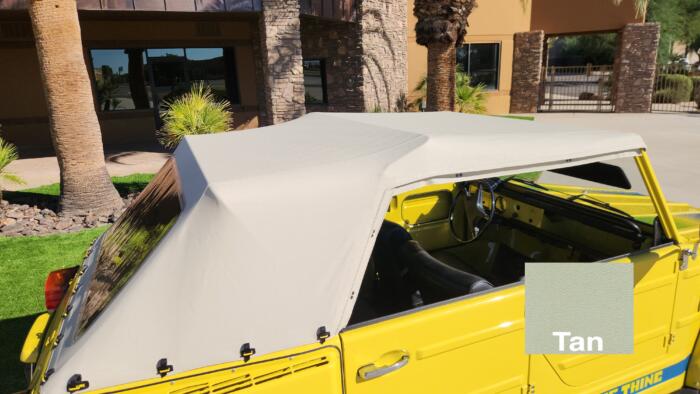 PREMIUM QUALITY CONVERTIBLE TOP ON FRAME – COMPLETE  for VW Thing