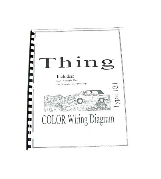 Wiring Diagram, Color  for VW Thing