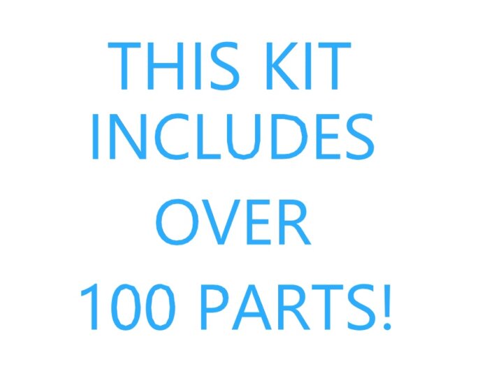 Ultimate Rubber And Plastic Parts Kit 1974 - Over 100 Items