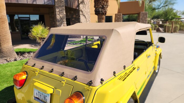 PREMIUM QUALITY CONVERTIBLE TOP ON FRAME - COMPLETE