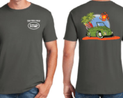 BEACH CRUISER with RED SUN T-SHIRT BEACH CRUISER with RED SUN T-SHIRT