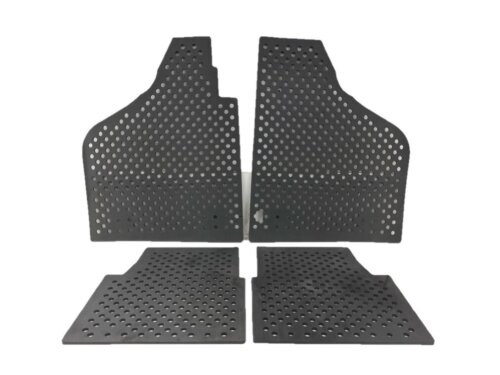 Economy Soft Rubber Floor Mats With Holes – Set of 4 (Charcoal)  for VW Thing