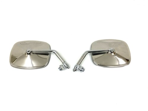 Outer Left And Right Mirrors, Stainless – Set  for VW Thing