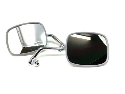 Stock Style – Outer Left Short Arm Mirror And Right Long Arm Mirror, Stainless  for VW Thing