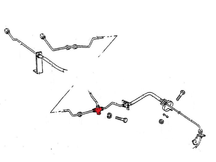 T Piece For Brake Line - Image 2