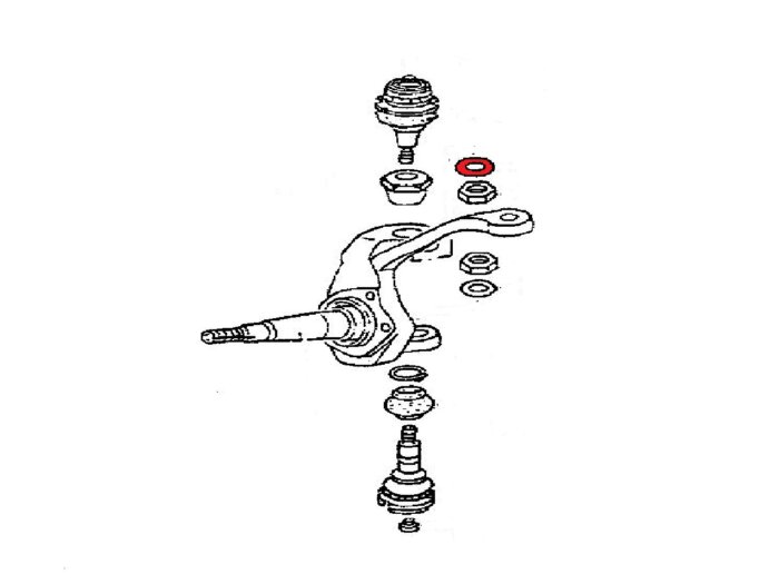 Washer For Upper Ball Joint, Eccentric  for VW Thing