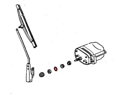 Wiper Shaft Metal Washer – Set Of 4  for VW Thing