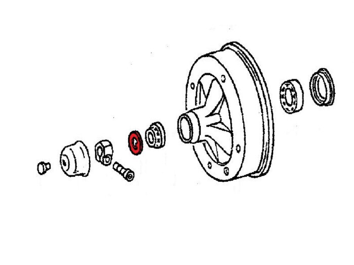 Wheel Bearing Thrust Washer  for VW Thing