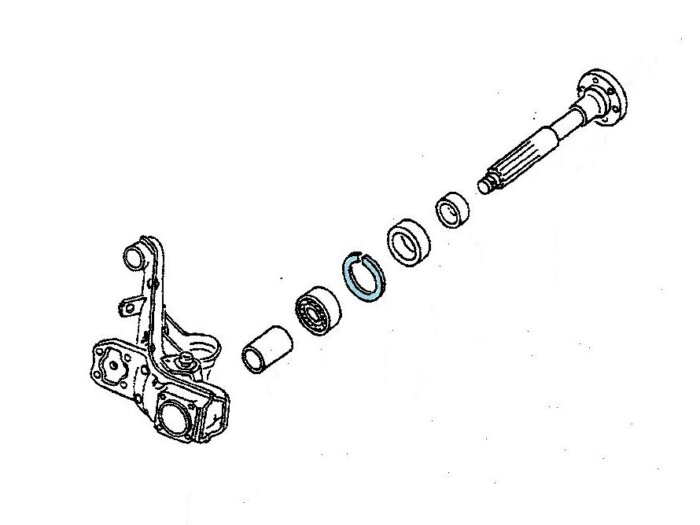 Locking Ring For Rear Trailing Arm - Image 2