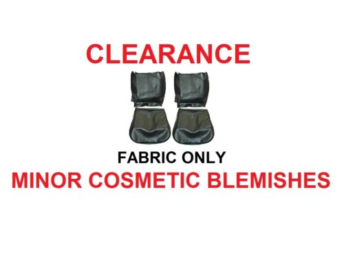 FRONT SEAT UPHOLSTERY (COVERS) - CLEARANCE