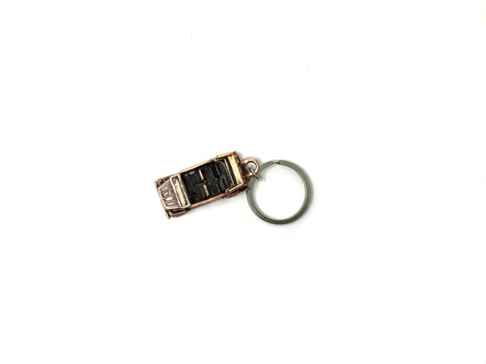 Copper Finish  Miniature Key Chain, 3-D - Image 2