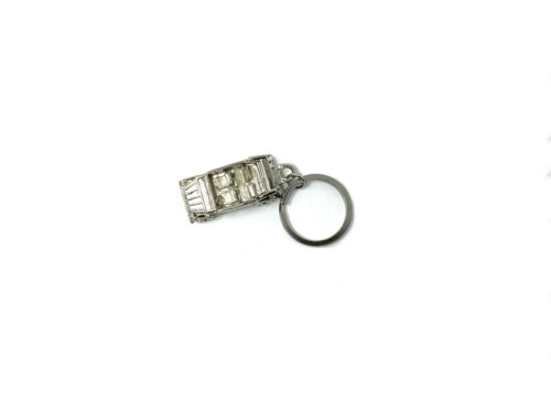 Silver Finish  Miniature Key Chain, 3-D  for VW Thing