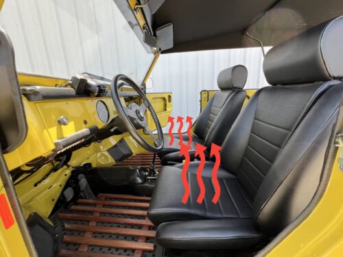 Front Sport Seats Package With Seat Heaters. Ready to install!  for VW Thing