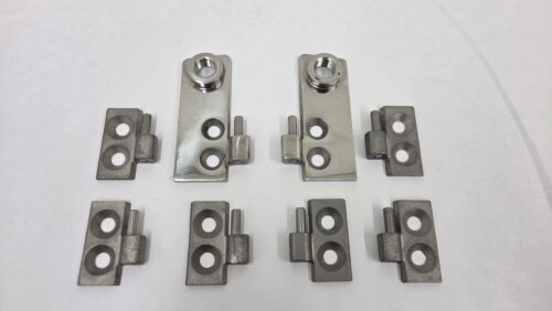 Mirror Mount & Door Hinge Set Stainless  for VW Thing